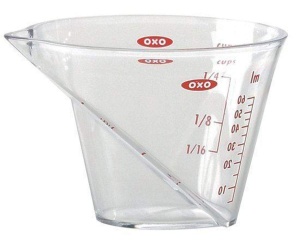Cana de masurat OXO Good Grips, 60 ml, cu scala de masurare patentata