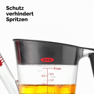 Cana de separare a grasimii OXO Good Grips, 500 mL, cu masuratori - Img 6