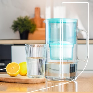 Cana filtranta Wessper AquaMax 3L din sticla, set cu 10 cartuse de filtrare - Img 9