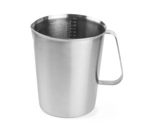 Cana gradata Hendi, 2 litri, inox, diametru 140 mm, inaltime 175 mm