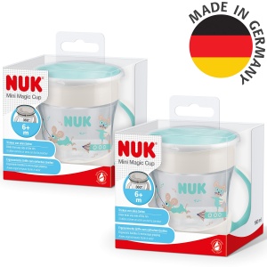 Cana NUK Mini Magic Cup 360deg BPA Free 160 ml Set 2 buc pentru copii 6 luni - Img 5