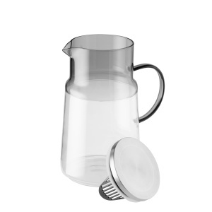 Cana pentru sucuri si apa APS 10728, 2 litri, sticla, inox - Img 4