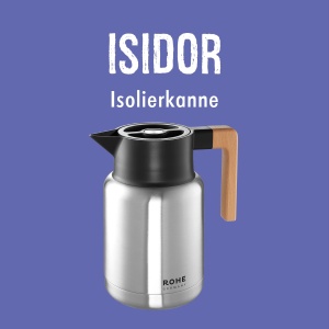 Cana termica Rohe Isidor, 1.40 l, inox, negru mat - Img 4