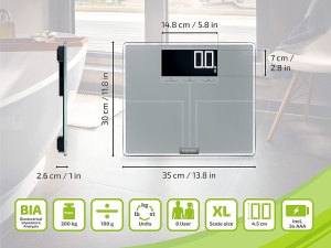 Cantar de analiza corporala Soehnle Shape Sense Connect 200, Bluetooth, capacitate 200 kg - Img 6