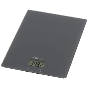 Cantar de bucatarie Clatronicr digital Precizie ridicata Pasi de 1g pana la 5 kg Functie de cantarire sticla stabila gr lboz ml unitate de cupa Cantar