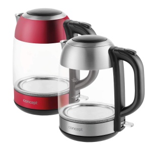 Cantar de bucatarie CONCEPT Hausgerate cu capacitate 1,7 L, 2200 W, din sticla - Img 6