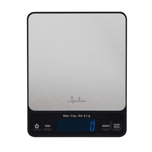 Cantar de bucatarie Jata Hogar 773, capacitate 3 kg, precizie inalta, gri - Img 5