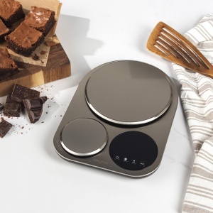 Cantar de Bucatarie Salter Dual Platform, 5kg Capacitate, Display Digital, Inox - Img 5