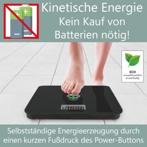 Cantar de persoane ProfiCare PC-PW 3112, fara baterii, 5-180 kg, LCD mare, negru - Img 2