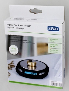 Cantar de precizie digital Xavax Jewel, 500g, 0.1g, negru - Img 4