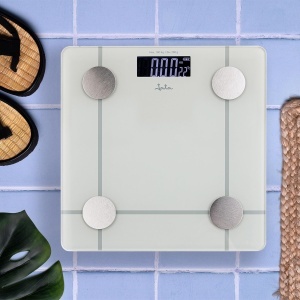 Cantar digital JATA HOGAR HBAS1524, capacitate 180 kg, 8 memorii, aplicatie - Img 2