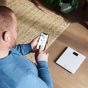 Cantar digital OMRON HN300T2 Bluetooth pentru greutate si BMI conectivitate smartphone - Img 3