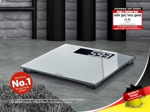 Cantar digital persoane Soehnle Style Sense Comfort 600, capacitate 200 kg, LCD mare - Img 2
