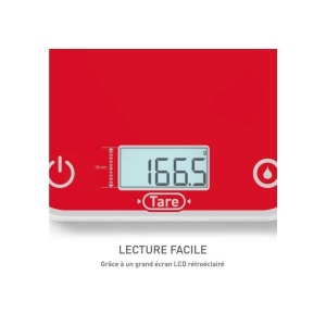 Cantar electronic de bucatarie Tefal Optiss BC50U3V0, capacitate 5 kg, display iluminat, alb - Img 2