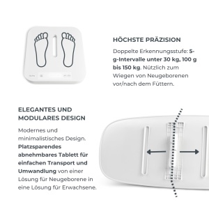 Cantar inteligent pentru mama si copil Nuvita 1330 PrimiPesi, Bluetooth, design modern - Img 6