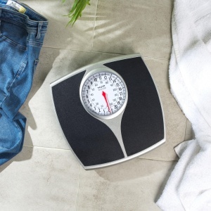 Cantar mecanic Salter 148 BKSVDR, platforma mare, capacitate 136 kg, negru-argintiu - Img 3