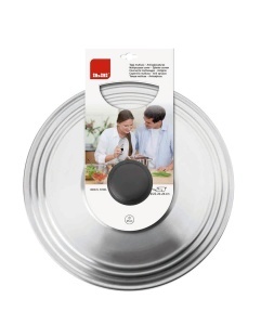 Capac ajustabil Ibili Prisma 26-30 cm din otel inoxidabil argintiu - Img 2