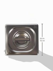 Capac pentru recipient GN 16 Lacor inox - Img 3
