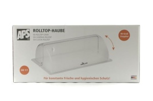 Capac transparent APS 11010 GN 11, 53 x 32,5 x 19 cm, cu maner cromat - Img 3