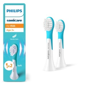 Capete de oeriuta Philips Sonicare For Kids HX603290 pentru copii 3 ani 2 bucati Tehnologie Sonica