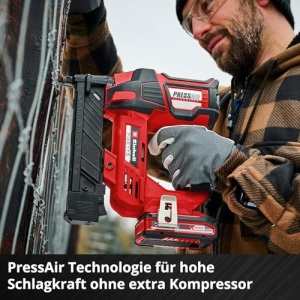 Capsator profesional cu acumulator Einhell FIXETTO 18/38 S Power X-Change (18 V, 60 de lovituri/min, lungime max. 38 mm clema, batatura simpla/serie, incl. 500 cleme, fara baterie) - Img 6