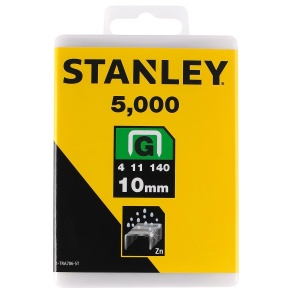 Capsule de fixare STANLEY Tip G, 10 mm, 5000 bucati, rezistente la rugina