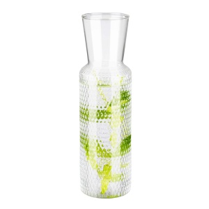 Carafa din sticla APS Dots, 0.75L, cu capac din pluta, 28 cm - Img 2