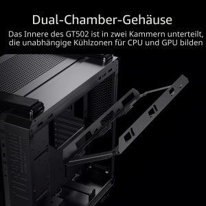 Carcasa PC modulare ASUS TUF Gaming GT502 Plus Alb, ATX, cu USB 3.2 - Img 2