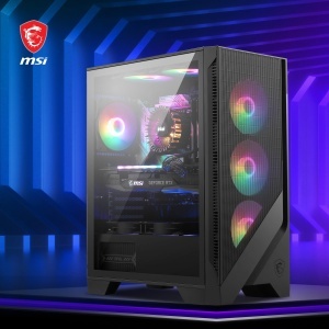 Carcasa PC MSI MAG Forge 120A Airflow, ATX, suport RTX 40, geam securizat - Img 7