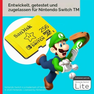 Card microSD SanDisk 256 GB pentru Nintendo Switch, U3, Class 10, 100 MBs - Img 5
