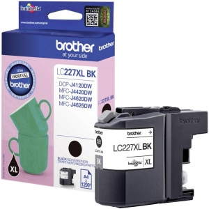 Cartus de cerneala Brother LC-227XL-BK, negru, 1200 pagini, compatibil DCP-J4120DW, MFC-J4420DW