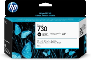 Cartus de cerneala HP 730 P2V67A, 130 ml, negru foto