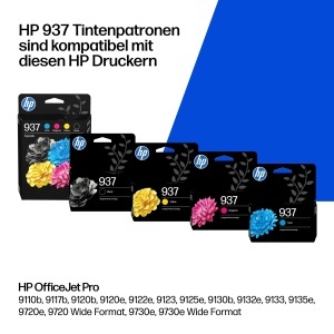 Cartus imprimanta HP 937, original, 800 pagini, culori stralucitoare - Img 2