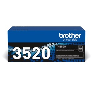 Cartus Toner Original Brother TN-3520, Negru, 20000 pagini, Compatibil cu HL-L6400DW