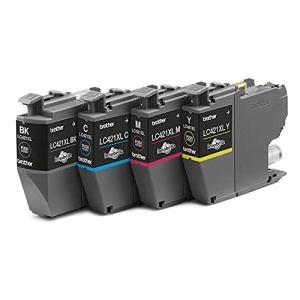 Cartuse de cerneala Brother LC-421XLVAL, 4 culori, 500 pagini fiecare - Img 3