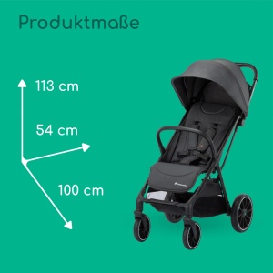 Carucior Bebeconfort Artic, compact, 0-22 kg, culoare Mineral Graphite - Img 9