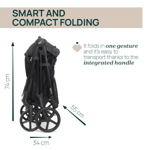 Carucior Chicco Seety, usor si compact, pentru copii de la 0 la 4 ani, 22 kg - Img 6