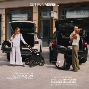 Carucior copii Kinderkraft NEA 2, pliabil, pozitie de culcat, 22 kg, bej - Img 8