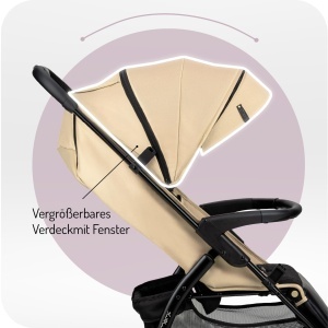 Carucior copii MoMi MIYA EVA pliabil 5 puncte siguranta accesorii incluse - Img 7