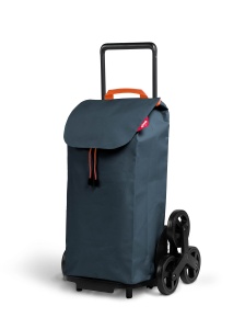 Carucior de cumparaturi Gimi Tris, 52 litri, 30 kg, culoare antracit