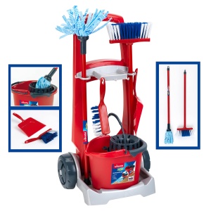 Carucior de curatenie Vileda 6720 cu aspirator, mop, galeata si accesorii, 29x24x60 cm - Img 3