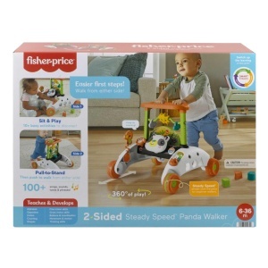 Carucior de invatare Fisher-Price Panda, interactiv, 3 niveluri de joc - Img 7
