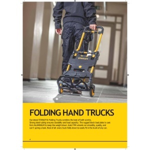 Carucior de transport Stanley SXWTD-FT585, 2-in-1, capacitate 70kg137kg, pliabil - Img 7