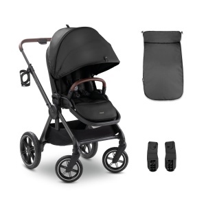 Carucior Hauck Comfort N Care Black 22 kg Roti All-Terrain Protectie UV50