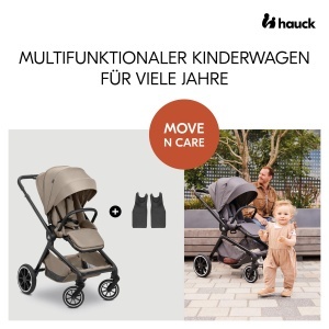 Carucior multifunctional hauck Move N Care, cu adaptor pentru scaun auto, culoare mocha - Img 3