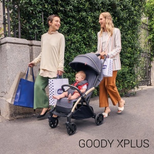 Carucior pentru copii Chicco Goody XPlus, pliabil automat, roti mari, spatar reglabil - Img 2