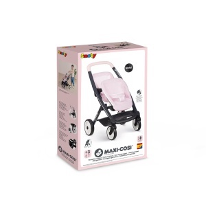 Carucior pentru papusi Smoby Maxi-Cosi Zwillings - pentru 2 papusi de max. 42 cm, cu roti pivotante - Img 4
