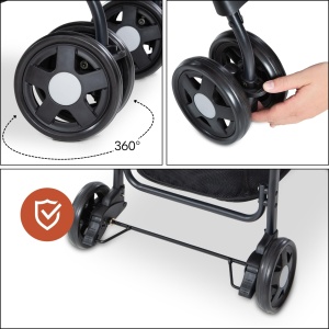 Carucior sport hauck Federleichter, 5.9 kg, compact, gri - Img 8