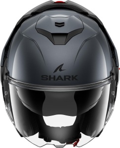 Casca moto SHARK OXO BLANK Gun Metal A05, XL, cu protectie UV380 - Img 5