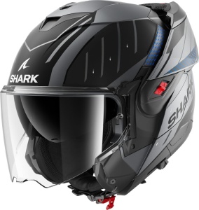 Casca moto SHARK OXO RYDGER, antracit-albastru, XS